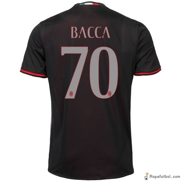 Camiseta AC Milan Replica Primera Ropa Bacca 2016/17 Negro